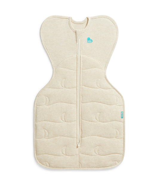 Swaddle Up™ Pucksack 3.5 TOG Baumwolle Naturmeliert Gesteppter Mond