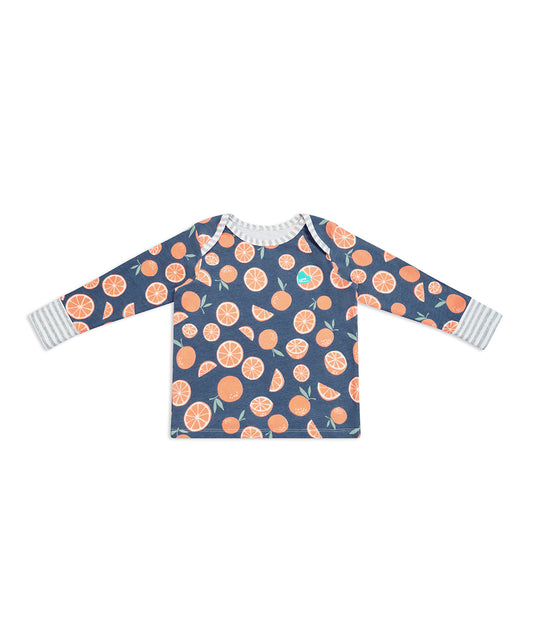 Kinder Langarm Pyjama-Set Baumwolle Denim Süsse Träume