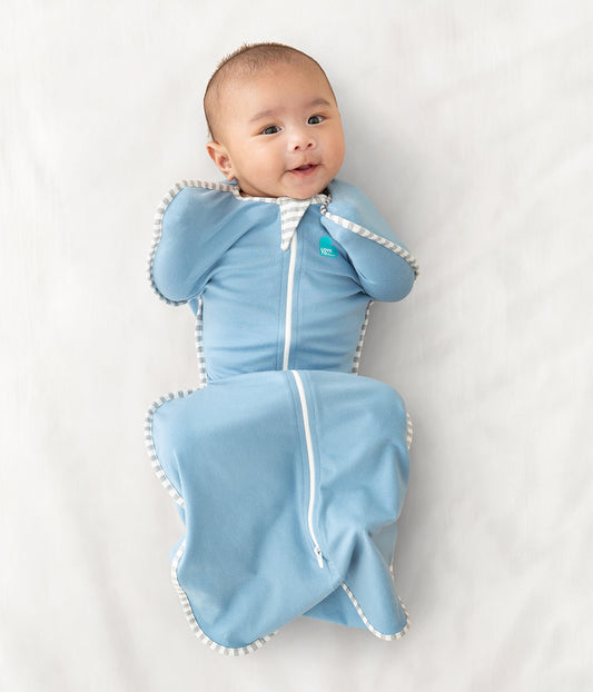 Swaddle Up™ Pucksack 1.0 TOG Baumwolle Blau