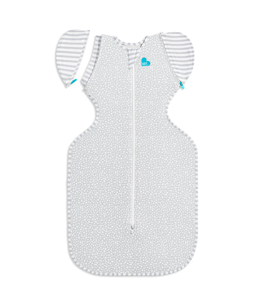 Swaddle Up™ Übergangspucksack 1.0 TOG Bambusviskose Grau Gepunktet