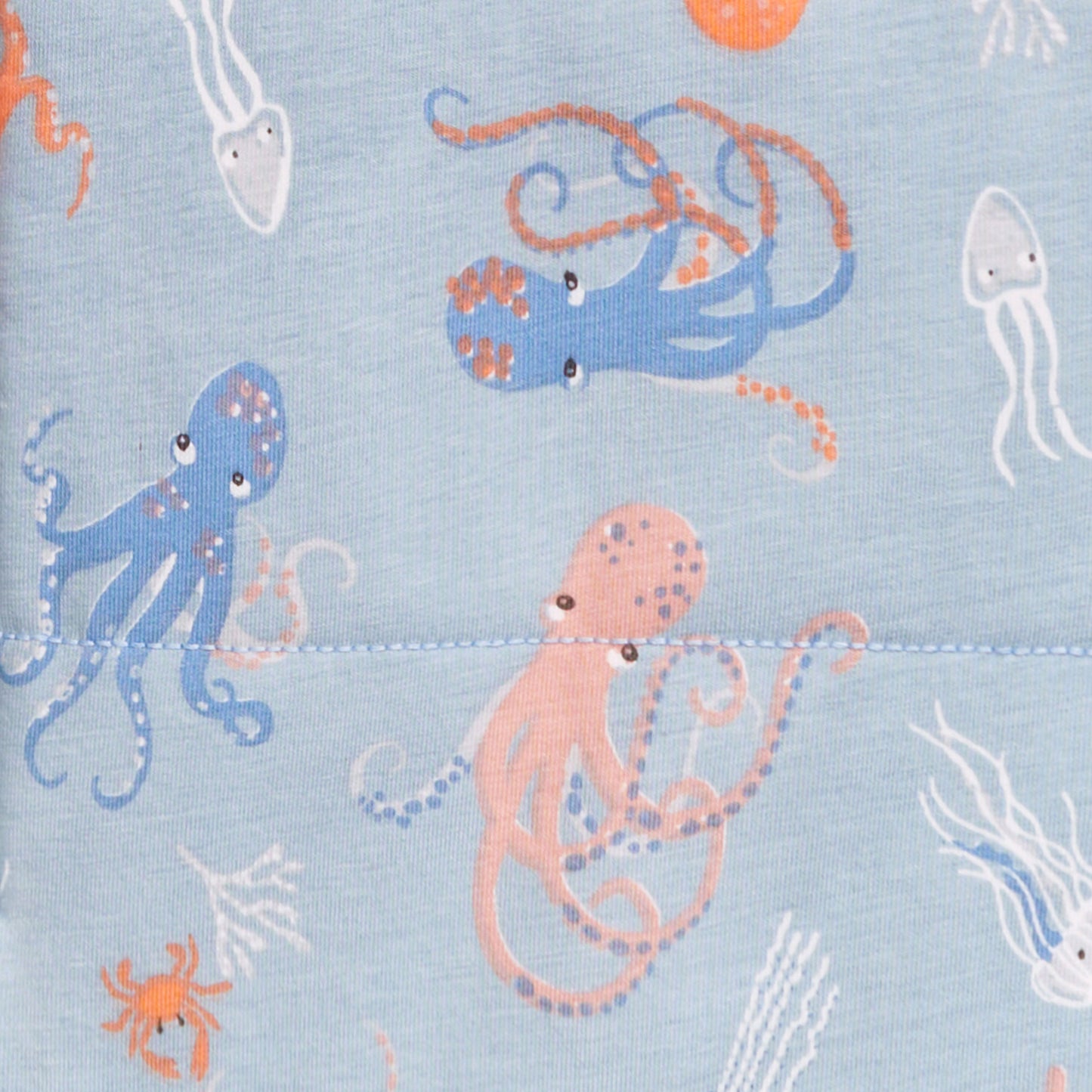 Swaddle Up™ Pucksack Warmer Kraken in Chambray Blau