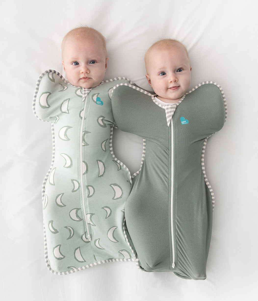 Swaddle Up™ Pucksack Gemäßigt (20-24°C) Tiefes Oliv Baumwolle