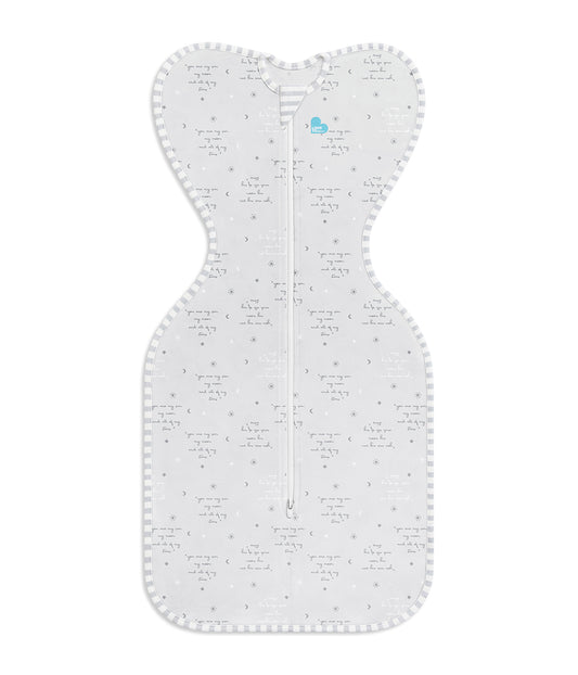 Swaddle Up™ Pucksack 0.2 TOG Baumwolle Grau Du Bist Mein