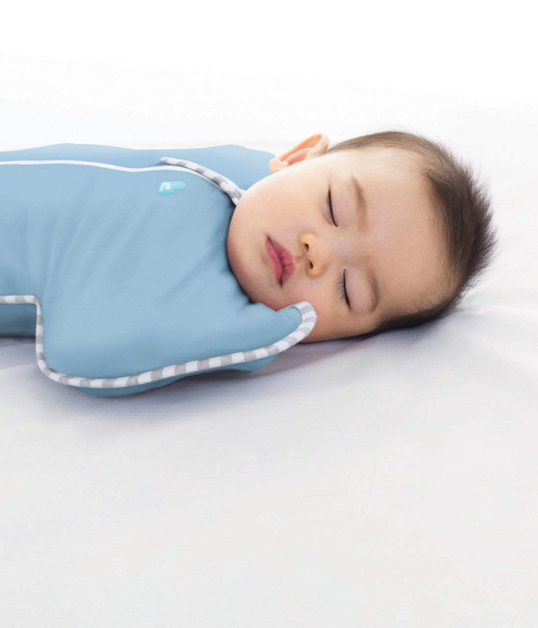 puky schlafsack Swaddle Up™ Pucksack 1.0 TOG Baumwolle Blau – Love to Dream EU