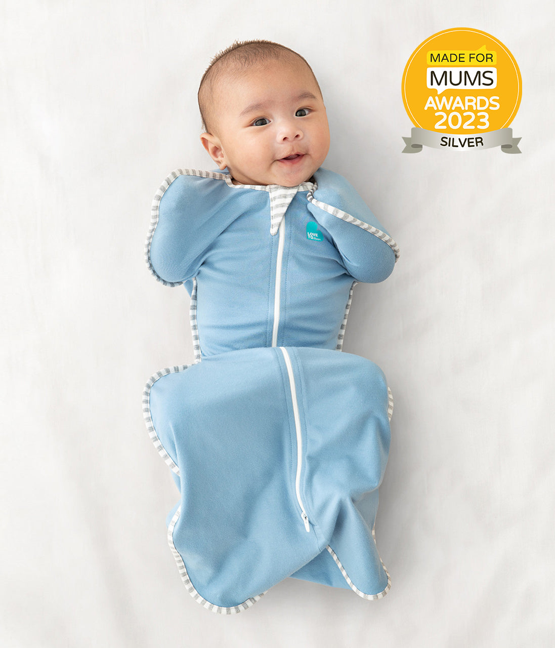 Swaddle Up Starter Bundle | 1,0 TOG | Blau 2 | Naturmeliert