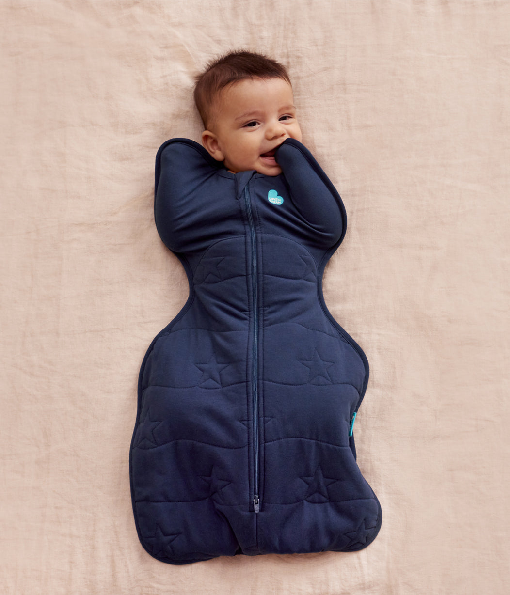 Swaddle Up Starter Bundle | 1,5 | 2,5 | 3,5 TOG | Marineblau Funkelstern | Sturmblau Steinchen | Marineblau Stern