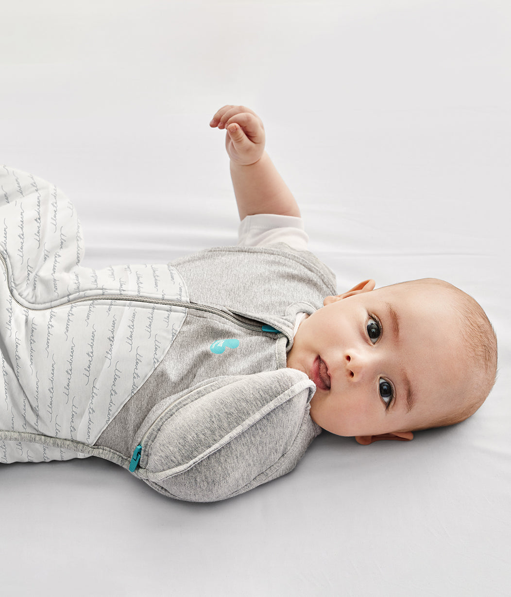 Swaddle Up™ Übergangspucksack Kühl (16-20°C) Weiß Träumer Gesteppte Baumwolle