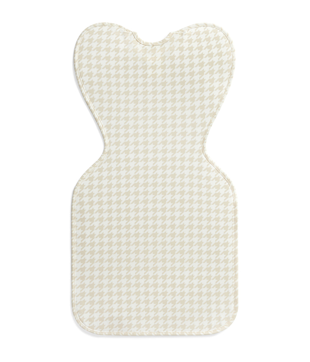 Swaddle Up™ 1.0 TOG Cotton Beige Houndstooth