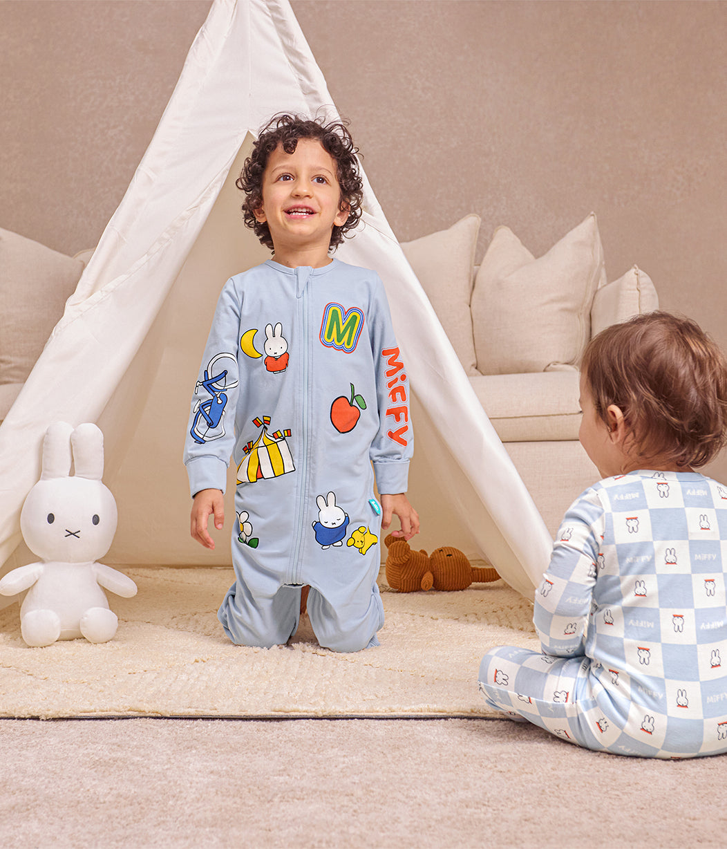 Schlafanzug langarm 1.0 TOG Baumwolle Blau Miffy Motiv