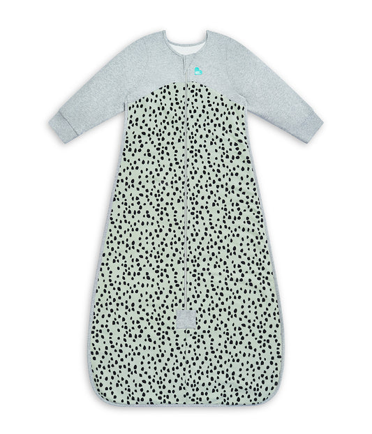 Schlafsack 1.0 TOG Bio-Baumwolle Oliv Tiermuster