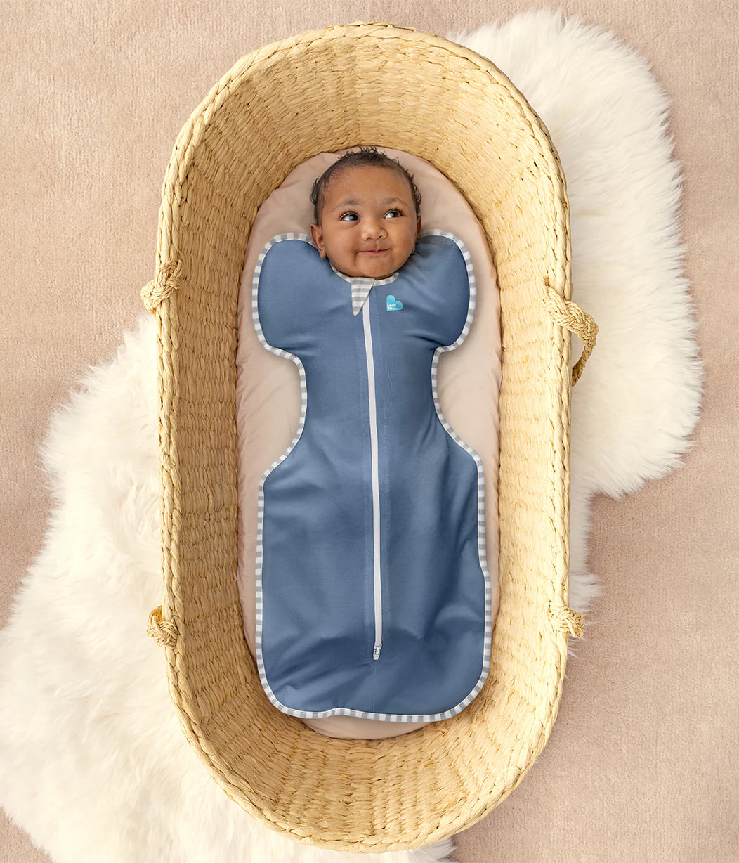 Swaddle Up Starter-Set 1,0 TOG Blau Tagtraum | Denim | Grau