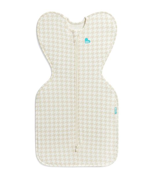 Swaddle Up™ 1.0 TOG Cotton Beige Houndstooth