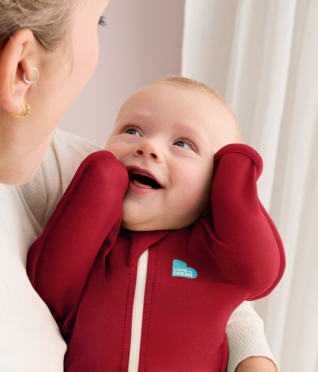 Swaddle Up™ 1.0 TOG Cotton Maroon