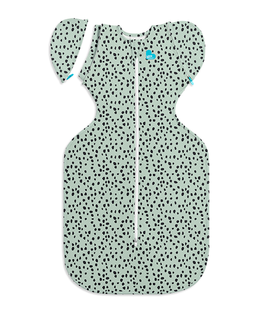 Swaddle Up™ Übergangspucksack 1.0 TOG Baumwolle Oliv Tiermuster