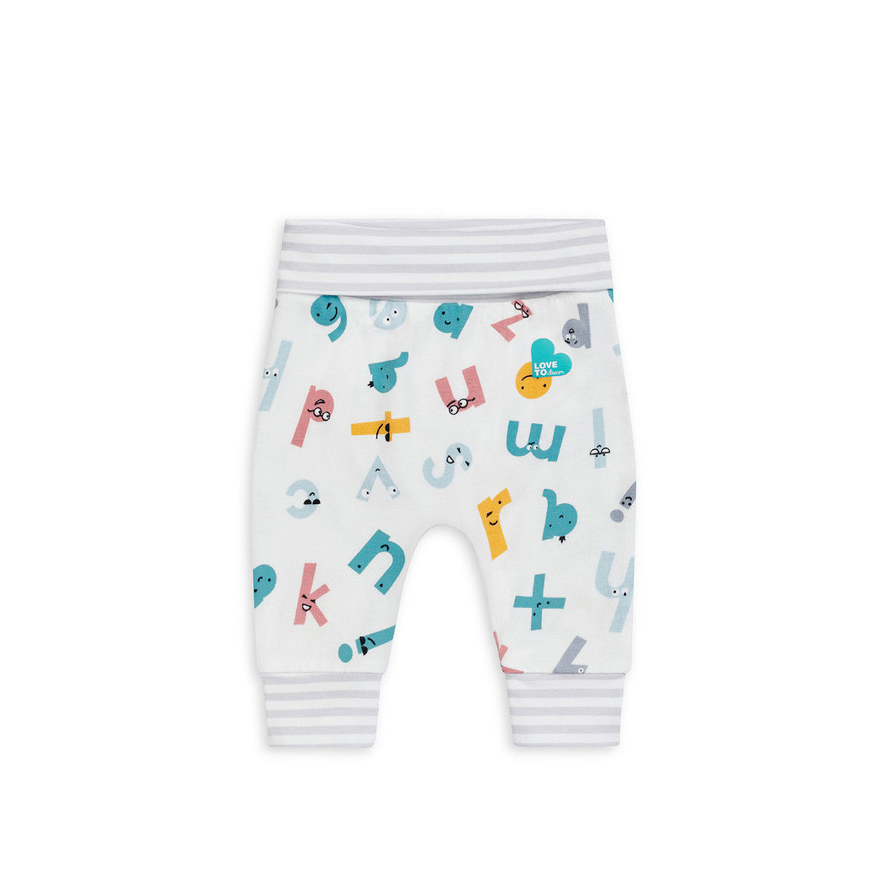 Love To Dream™ ECOVERO™ Leggings Buchstabensuppe weiß