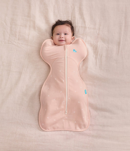 Swaddle Up™ Pucksack 1.5 TOG Baumwollfleece Zartrosa Zweige