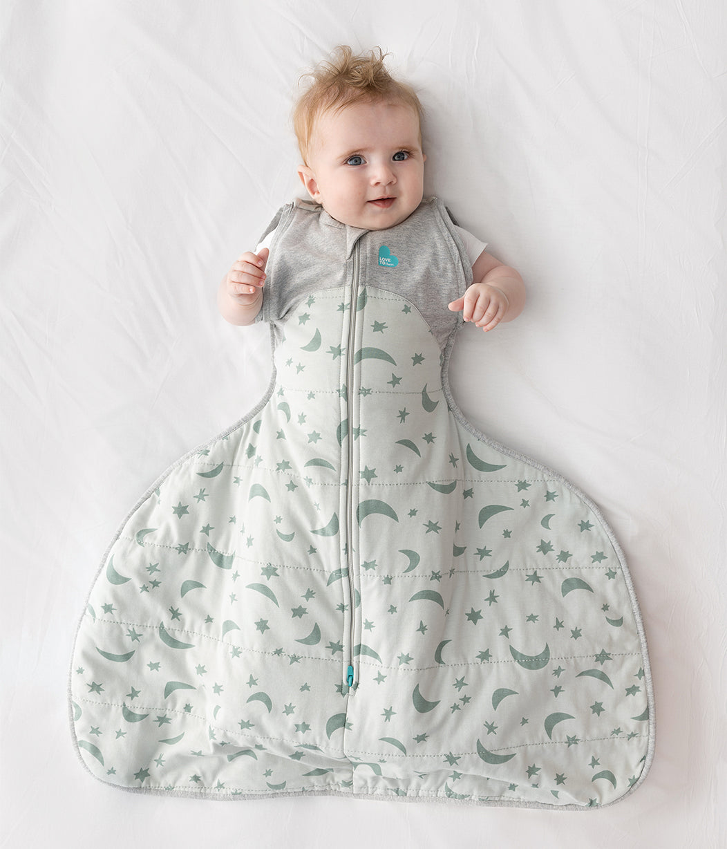 Swaddle Up™ Übergangspucksack für Hüftdysplasie Mondlicht Oliv