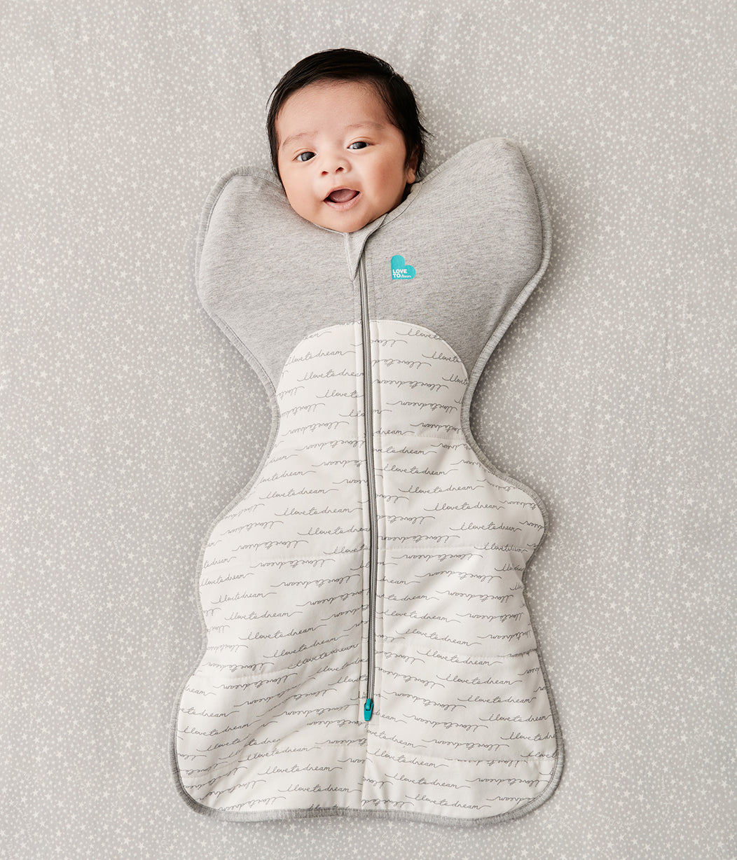 pucksack schlafsack Swaddle Up™ Pucksack 2.5 TOG Baumwolle Weiß Träumer – Love to Dream EU