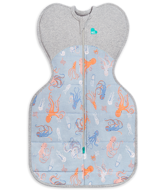 Swaddle Up™ Pucksack 2.5 TOG Baumwolle Blau Kraken