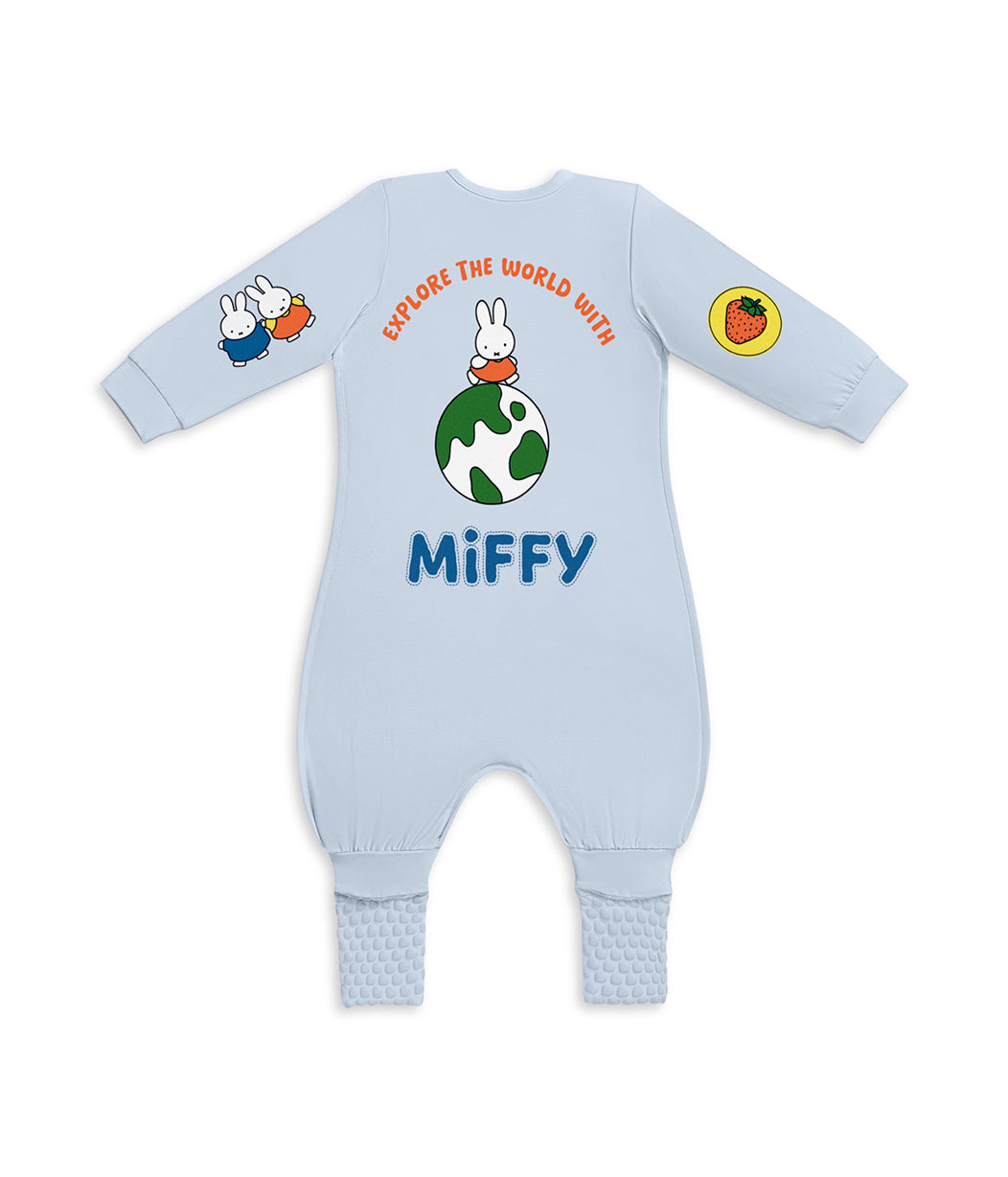 Schlafanzug langarm 1.0 TOG Baumwolle Blau Miffy Motiv
