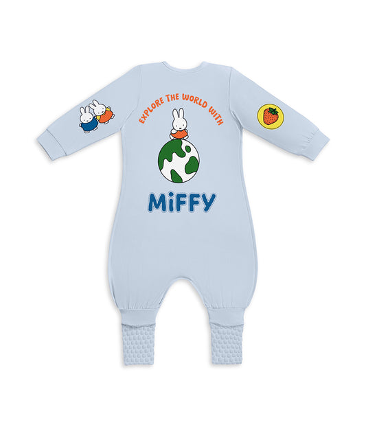 Sleep Suit Long Sleeve 1.0 TOG Cotton Blue Miffy Print