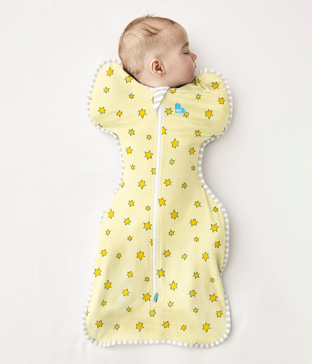 Swaddle Up™ Pucksack Leicht (24-27°C) Gelb Superstar Viskose aus Bambus