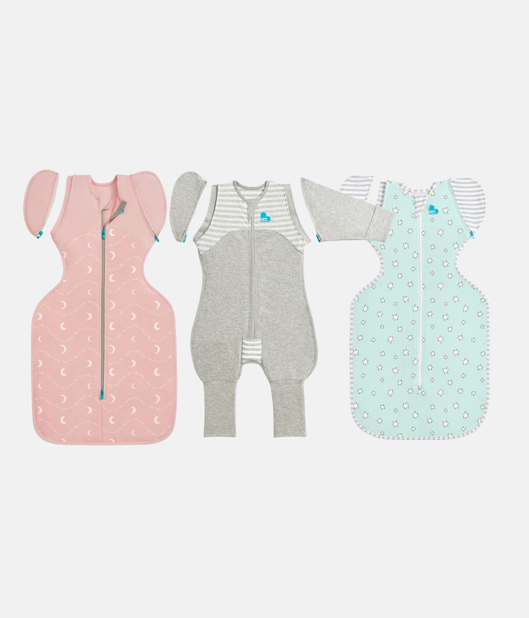 Uebergangs-Set 0,2 | 1,0 | 1,5 TOG | Mintgruen Superstar | Grau | Altrosa Mond