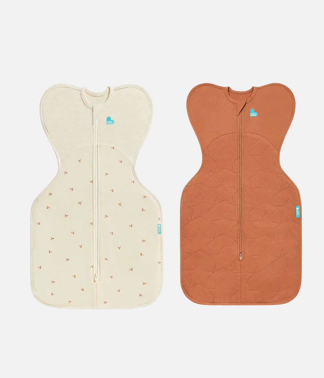 Swaddle Up Starter Set | 1.0 TOG | White Clouds Bunnies | White Dreamer | Oat