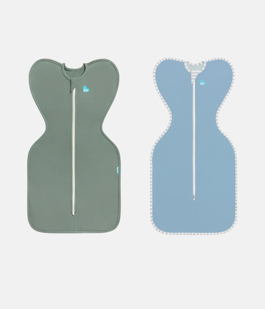 puky schlafsack Swaddle Up™ Pucksack 1.0 TOG Baumwolle Blau – Love to Dream EU