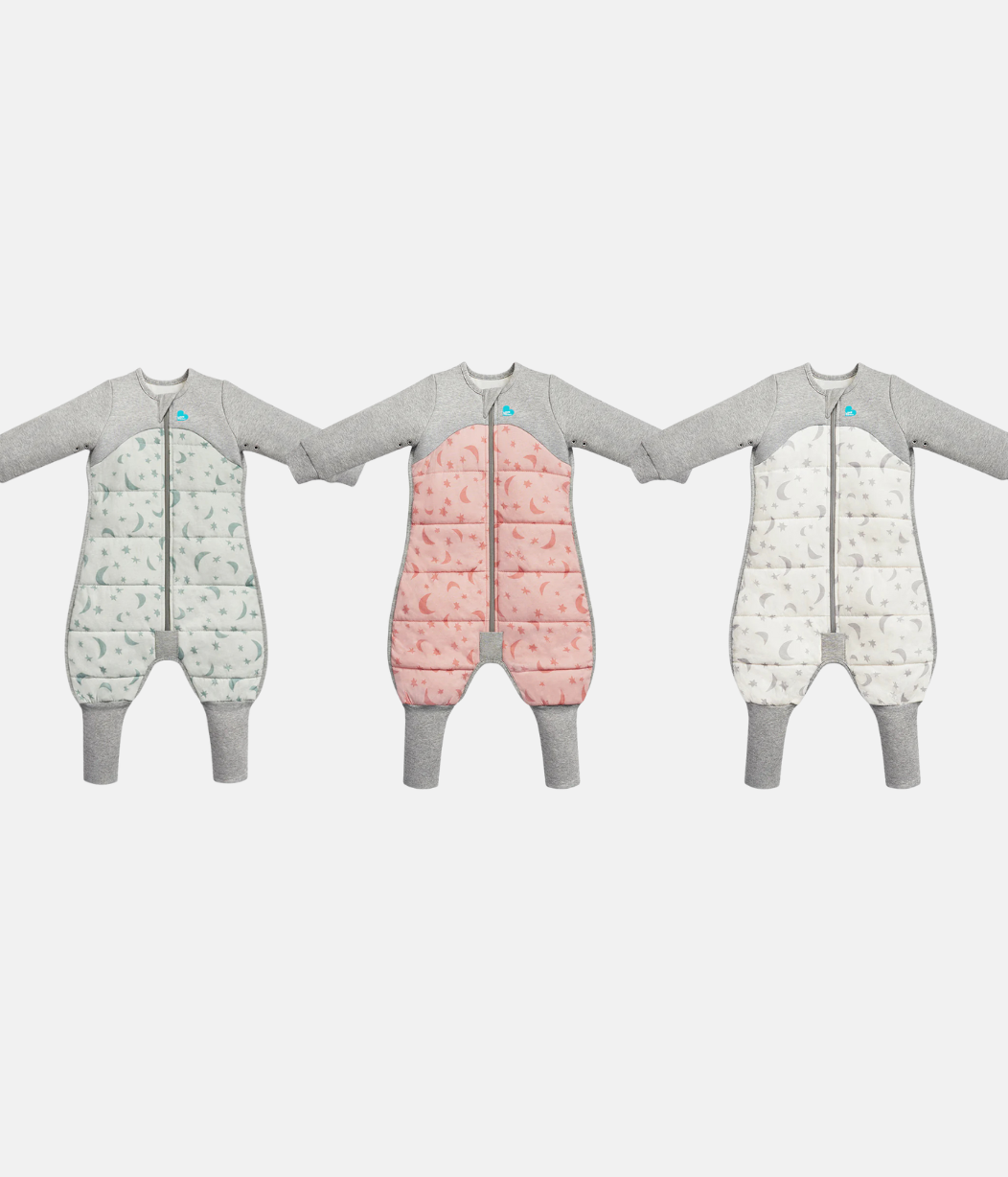 Schlafanzug-Set | 2,5 TOG | Gruen Mondlicht | Rosa Mondlicht | Weiß Mondlicht