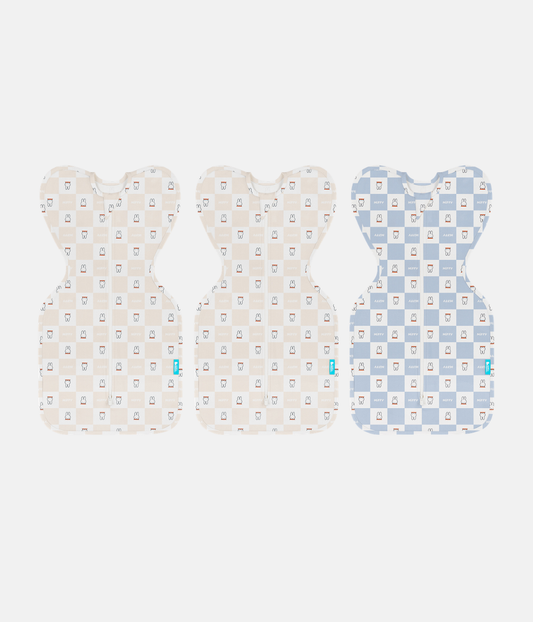 Miffy Swaddle Up Starter Bundle | 1.0 TOG | Birke 2 | Blau Miffy Checker