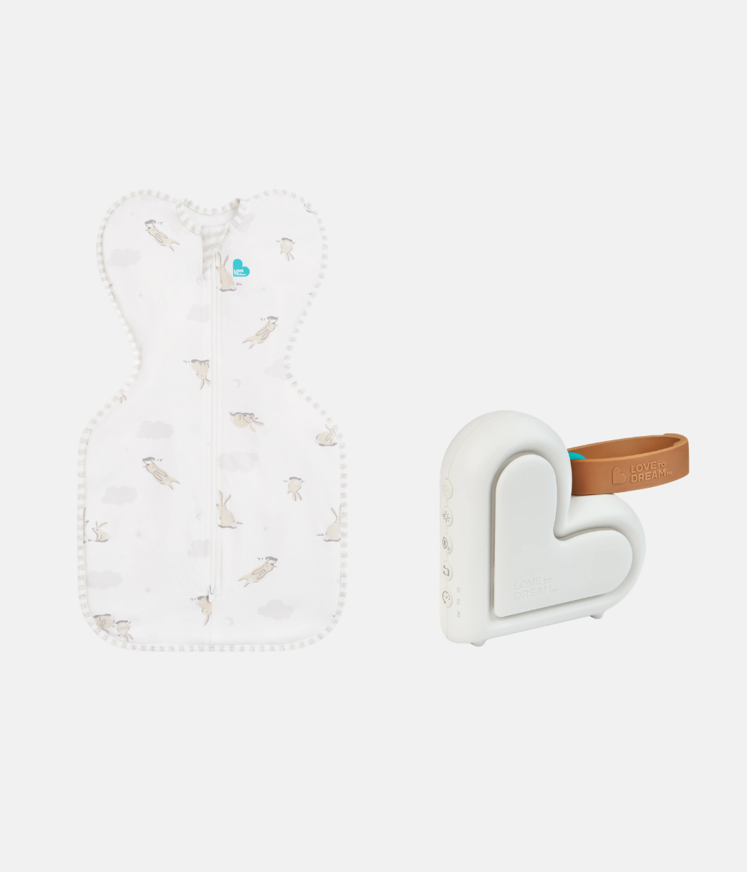 Swaddle Up Starter Set | 1.0 TOG | White Clouds Bunnies | White Dreamer | Oat