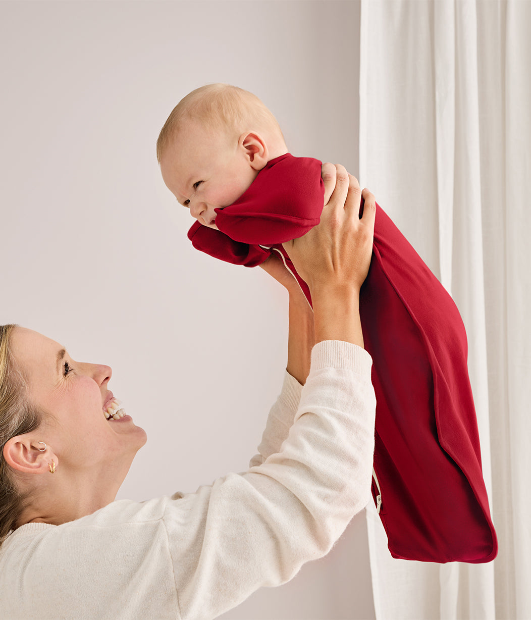 Swaddle Up™ 1.0 TOG Cotton Maroon