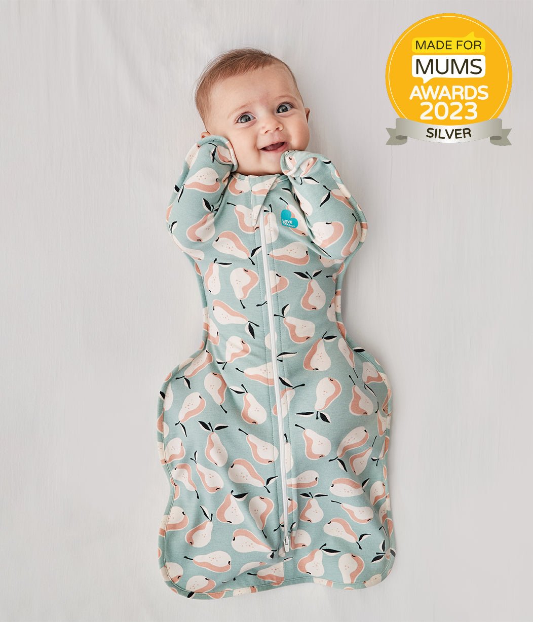 Swaddle Up™ Pucksack Original Birnenmuster Olive