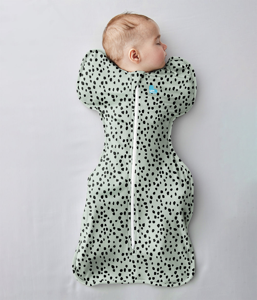 Swaddle Up™ Pucksack Gemäßigt (20-24°C) Oliv Tiermuster Baumwolle