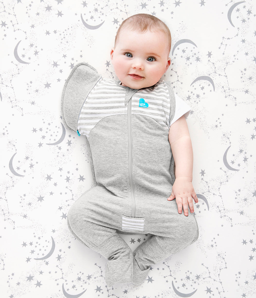 Swaddle Up™ Übergangsanzug Gemäßigt (20-24°C) Grau Baumwolle