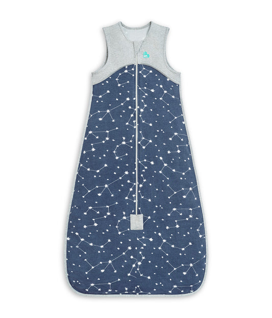 Schlafsack ärmellos 0.2 TOG Bio-Baumwolle Denim Stellar