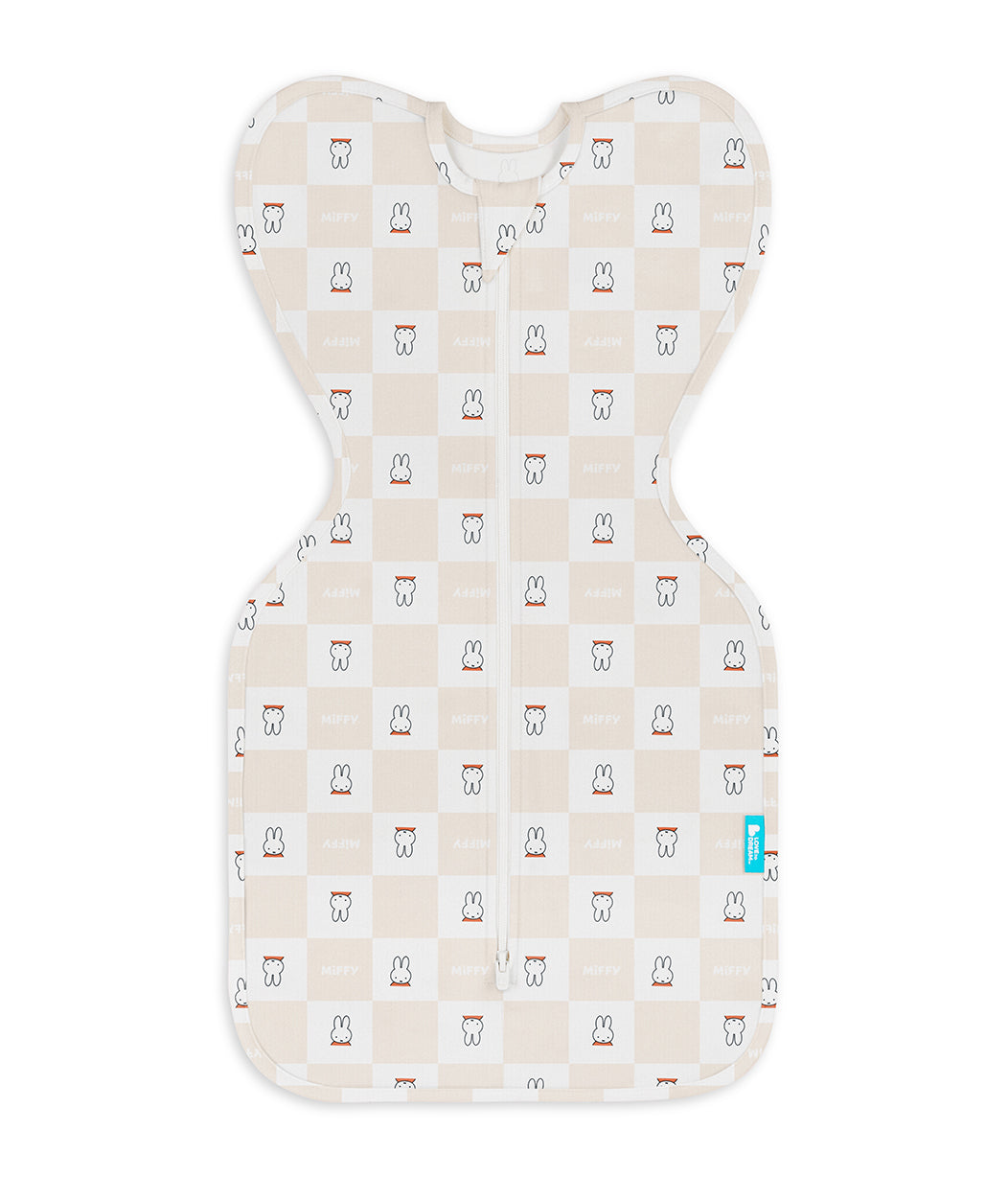 Swaddle Up™ Pucksack 1.0 TOG Baumwolle Birke Miffy Karomuster