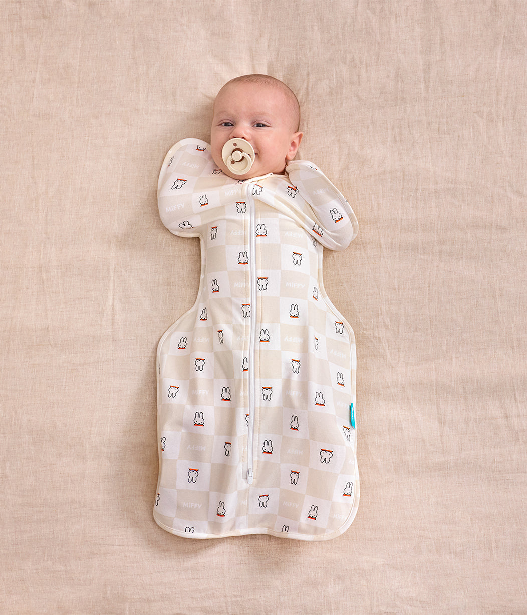 Miffy Swaddle Up Starter Bundle | 1.0 TOG | Birke 2 | Blau Miffy Checker