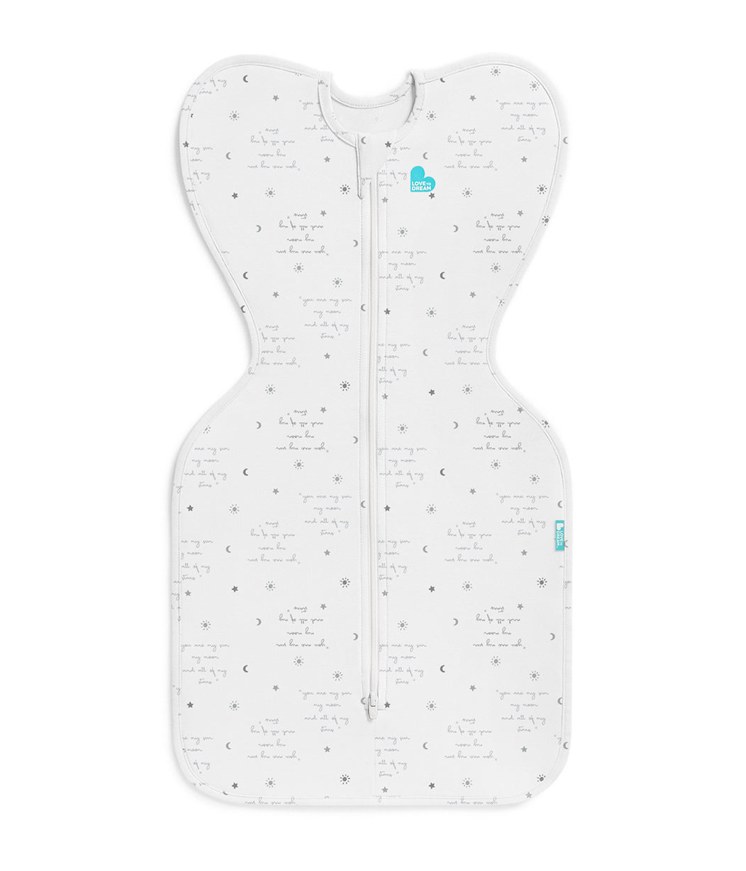 Swaddle Up™ Pucksack 0.2 TOG Baumwolle Weiß Du Bist Mein