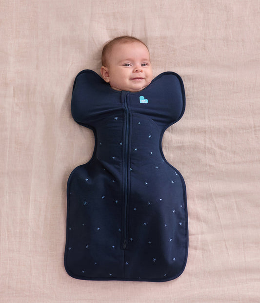 Swaddle Up Starter Bundle | 1,5 | 2,5 | 3,5 TOG | Marineblau Funkelstern | Sturmblau Steinchen | Marineblau Stern