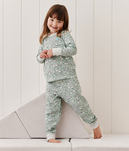 Kinder Langarm Pyjama-Set