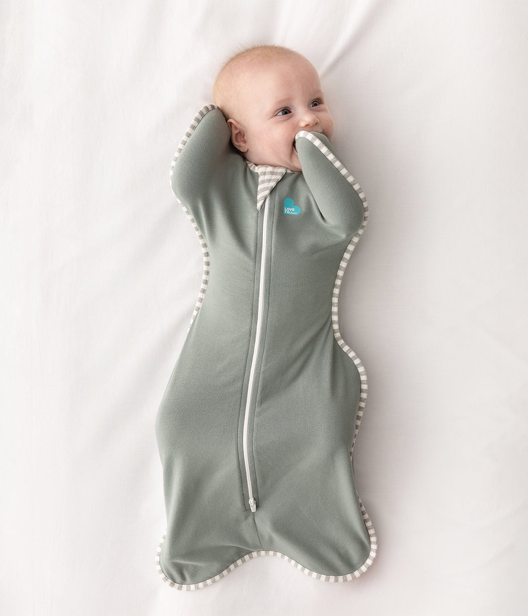 Swaddle Up™ Pucksack Gemäßigt (20-24°C) Tiefes Oliv Baumwolle