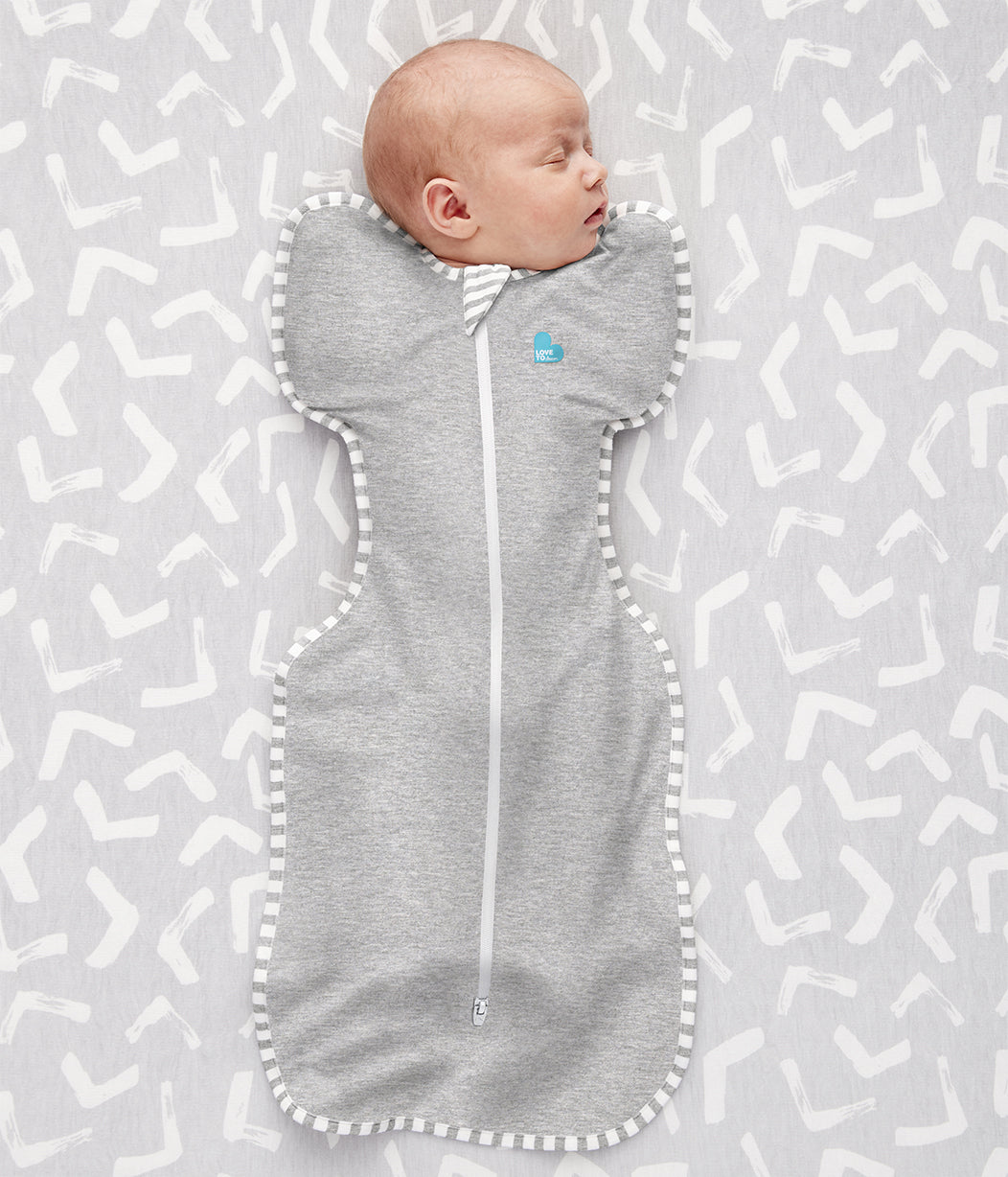 Swaddle Up™ Neugeborenen-Starterpaket Original Grau und Hase