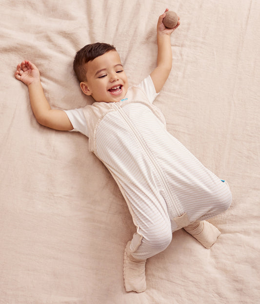 Schlafsack-Bundle | 0,2 TOG | Beige Ringelmuster 3