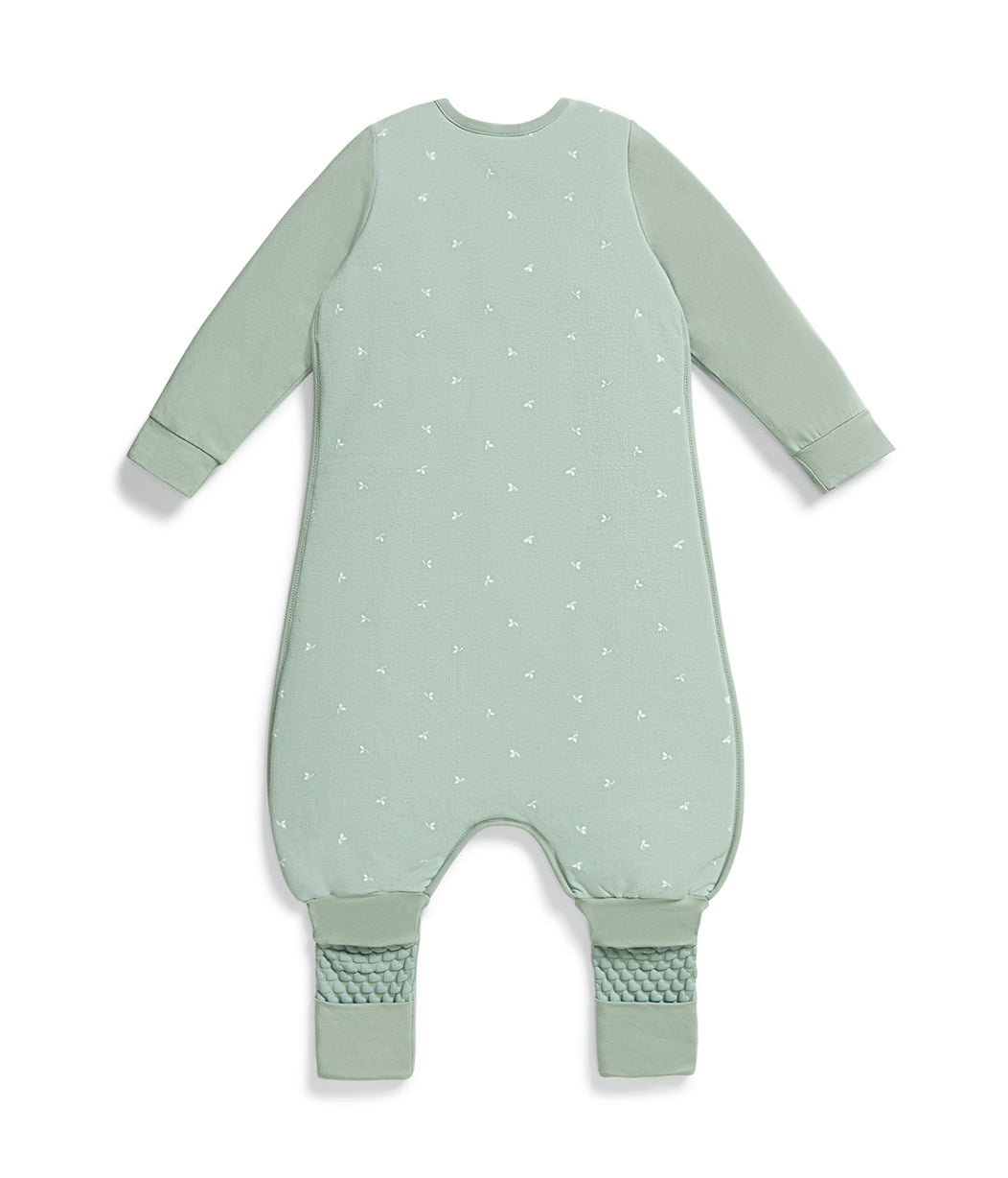 Sleep Suit Long Sleeve 1.5 TOG Cotton Olive Twigs