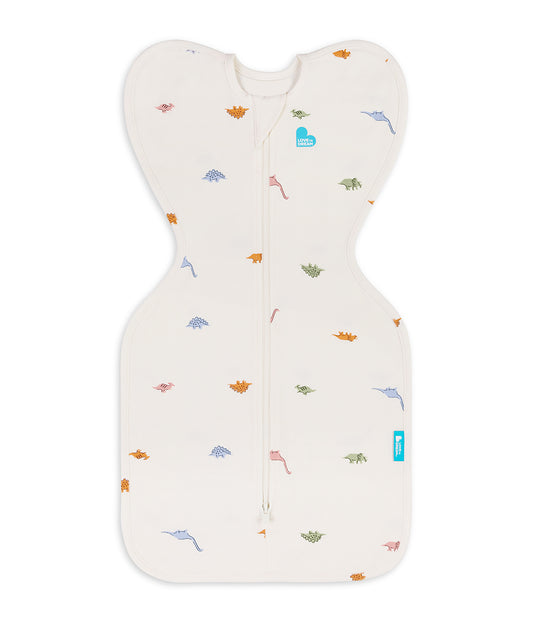 Swaddle Up™ Pucksack 1.0 TOG Baumwolle Creme Dino-Schnarch