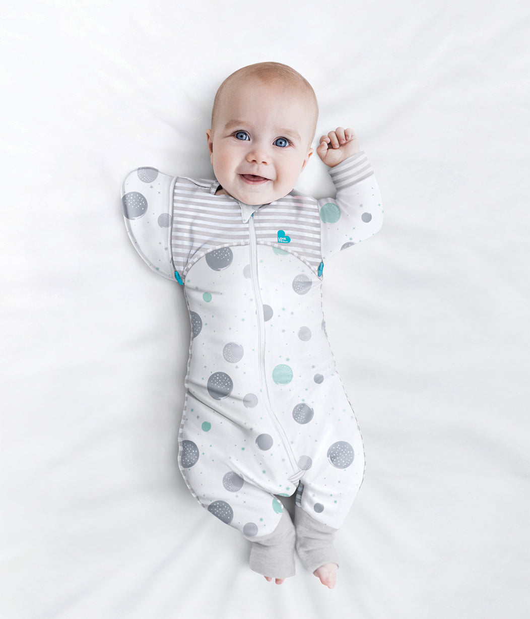 Swaddle Up™ Übergangsanzug Leicht (24-27°C) Weiß Baumwolle