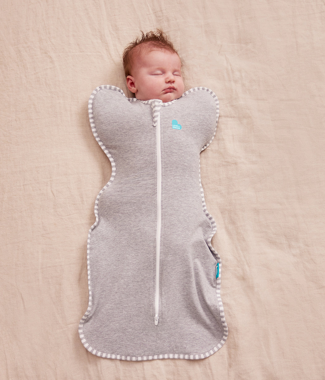 Swaddle Up™ Pucksack 1.0 TOG Baumwolle Grau