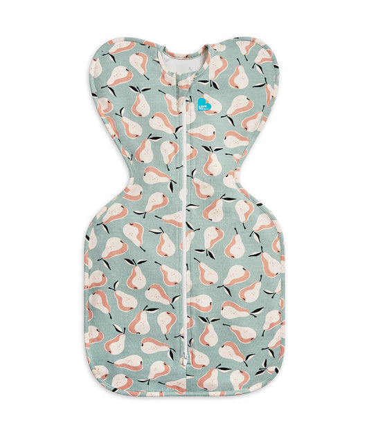 Swaddle Up™ Pucksack 1.0 TOG Baumwolle Oliv Birnenmuster